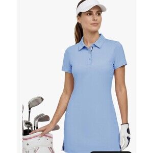 Wmn’s MAELREG Perf. Moisture Wicking UPF50 Breathable 4-Way Stretch Dress Sz L